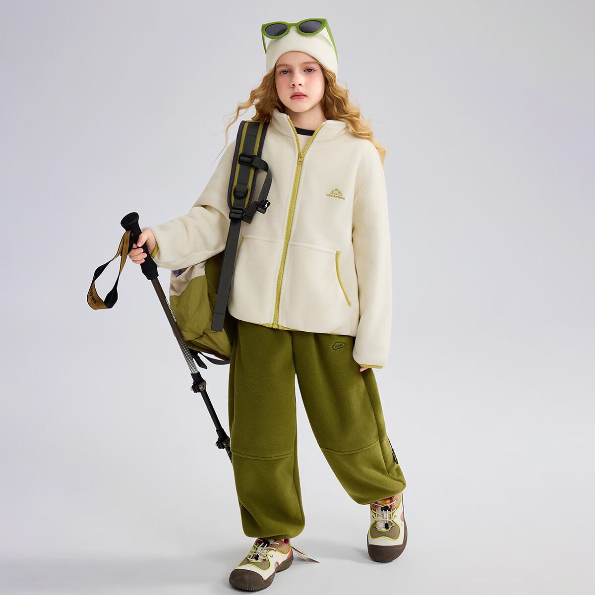 ASK JUNIOR Kids Jacket 2026 Spring Colorblock Lightweight Warm Stand Collar Windproof Fleece Jacket Boys Top