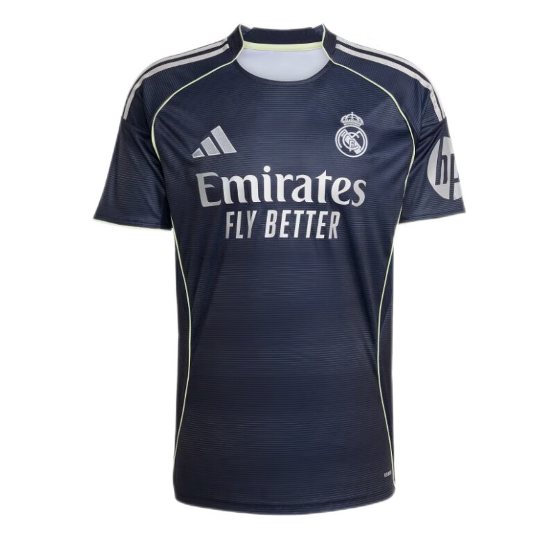 Adidas Men's Football Series REAL A JSY Real Madrid Fan Version Away Short Sleeve JJ4182 Ink Blue S