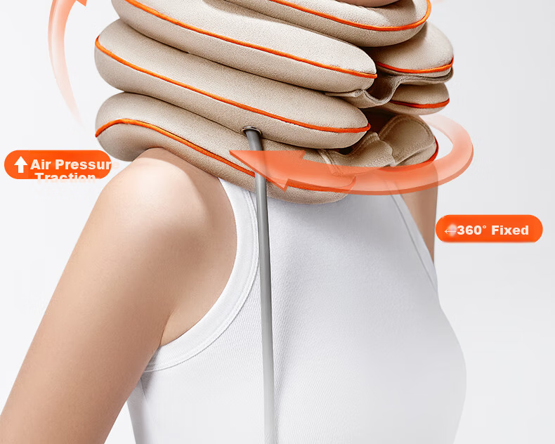 Keepfit Cervical Traction Device, Home Inflatable Neck Support, Massage Corrector, Neck Pillow, Spine Airbag Support, Fixed Neck Protector, Chin Rest, BI Mid-Autumn Festival Gift for Parents 8