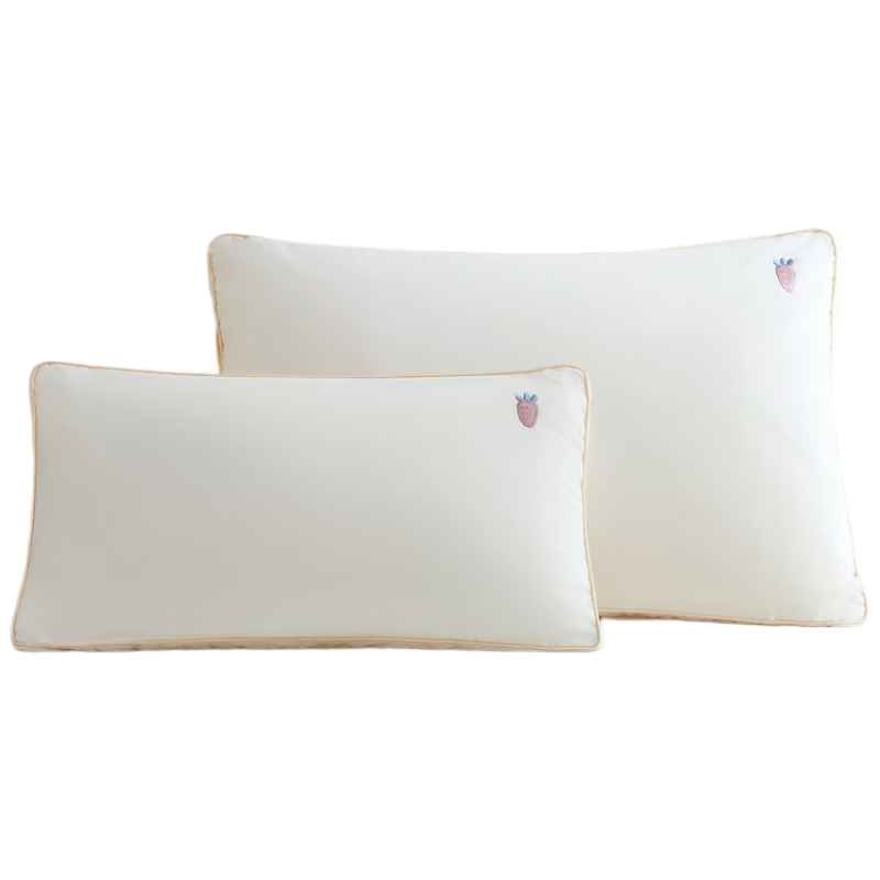 Luolaikids Pillow, 100% Cotton And Silk Protective Pillow, Maternal And Infant Class A Breathable Baby Pillow Core, Single Pillow, 40*60cm