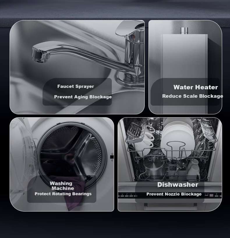 AUX Pre-Filter Water Purifier, Over 15T Magnetic Matrix Backwash, Explosion-Proof Whole House Water Purification Well, Kitchen 25 Micron Water Purifier Q9Pro 6