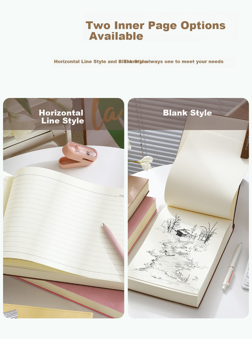 Jiaranheng [Lasts 2 Years] B5 Extra Thick Notebook, High-Quality Soft Cover, 16K Journal, 380 Sheets, 760 Pages, Lined Paper for College Students And Postgraduate Entrance Exams, Customizable Inner Pages 3