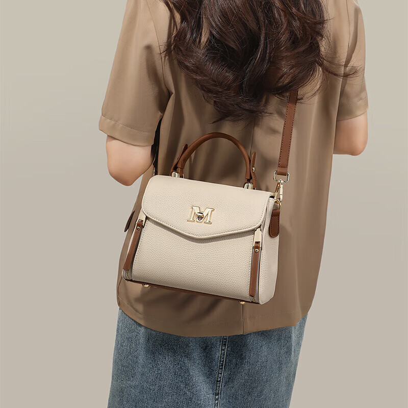 Aiqinghai Women's Handbag, Cowhide Crossbody Bag, Shoulder Tote Bag, Light Luxury Brand, Birthday And Mother's Day Gift, Practical Present for Mom