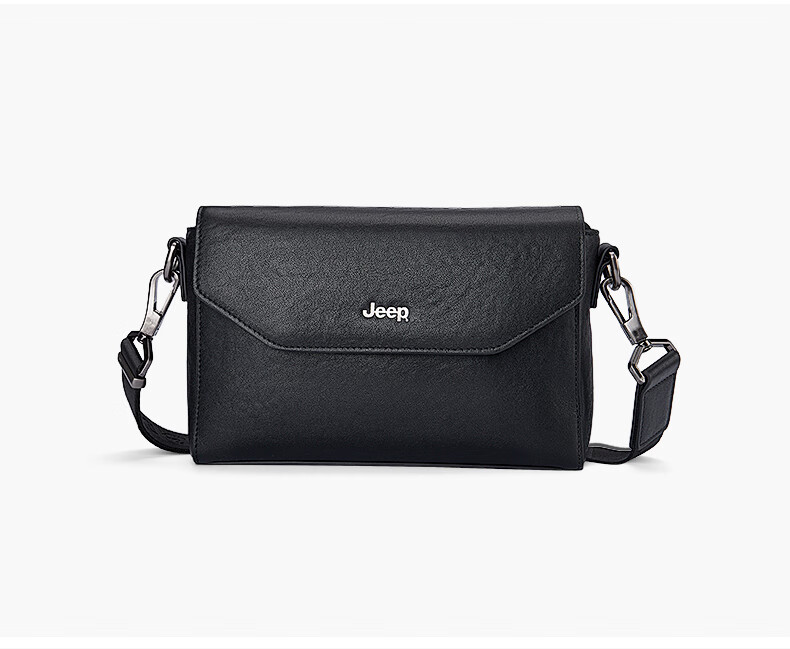 JEEP Men's Shoulder Bag Crossbody Bag Top-Grain Leather Messenger Bag Commuter Travel Chest Bag Birthday Gift 7