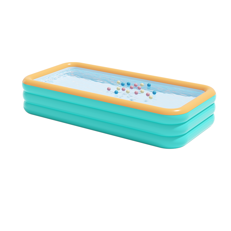 Chuandaoxiong Children's Inflatable Swimming Pool, Thickened Large Outdoor Pool for Home Use, Bathing Pool, Water Play Pool, Mint 1.5 Electric Pump