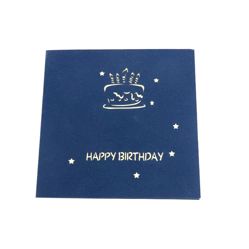 E-Muguo 3D Pop-up Birthday Card with Envelope, Greeting Card for Friends and Elders, Love Confession, Blessing, Thank You, Message Card, Postcard