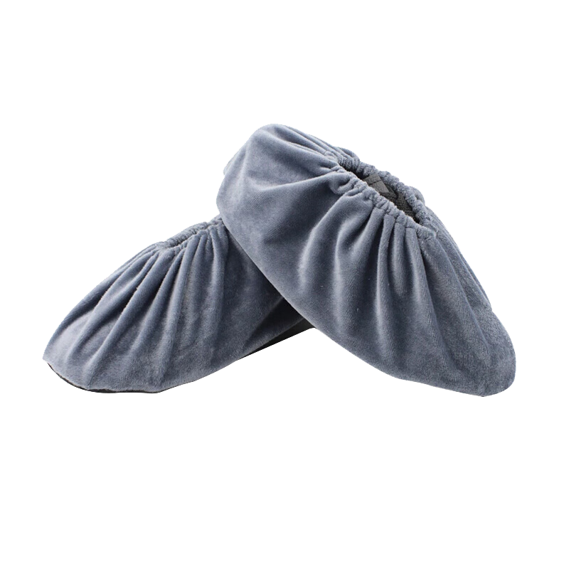 JAJALIN Velvet Shoe Covers [10 Pieces/5 Pairs], for Home Use, Adult Foot Covers, for Computer Rooms And Factories, Indoor Dust-Proof, for Guests