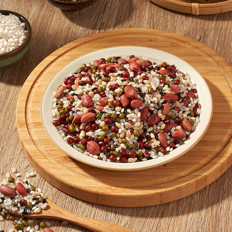 吾谷为伴八宝粥米2斤 腊八粥 红豆 绿豆 花生 黑米 红米 五谷杂粮