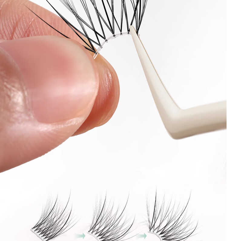 Goood 0.07mm Ultra-Fine Korean Style False Eyelashes, Individually Defined, Glue-Free, Self-Adhesive, Formaldehyde-Free, Natural Look 13