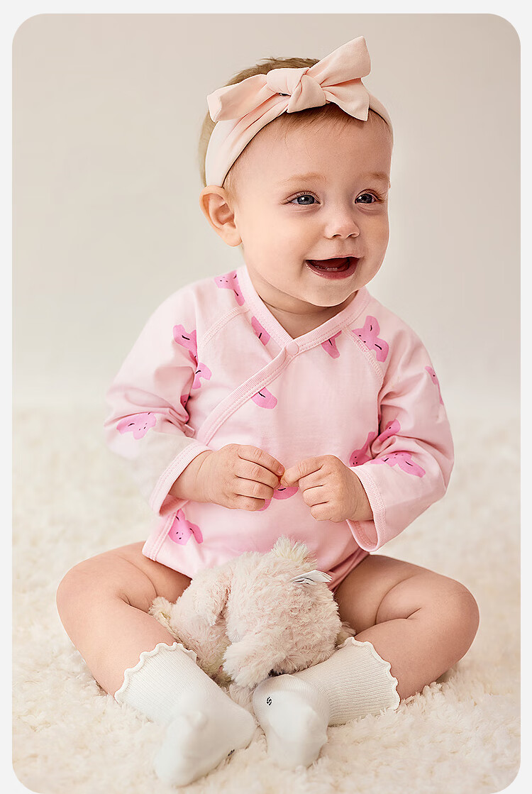 Minibala [Plant Core] Baby Romper, Infant Clothing, Newborn Pure Cotton Skin-Friendly, 2-Piece Set, New Product 5