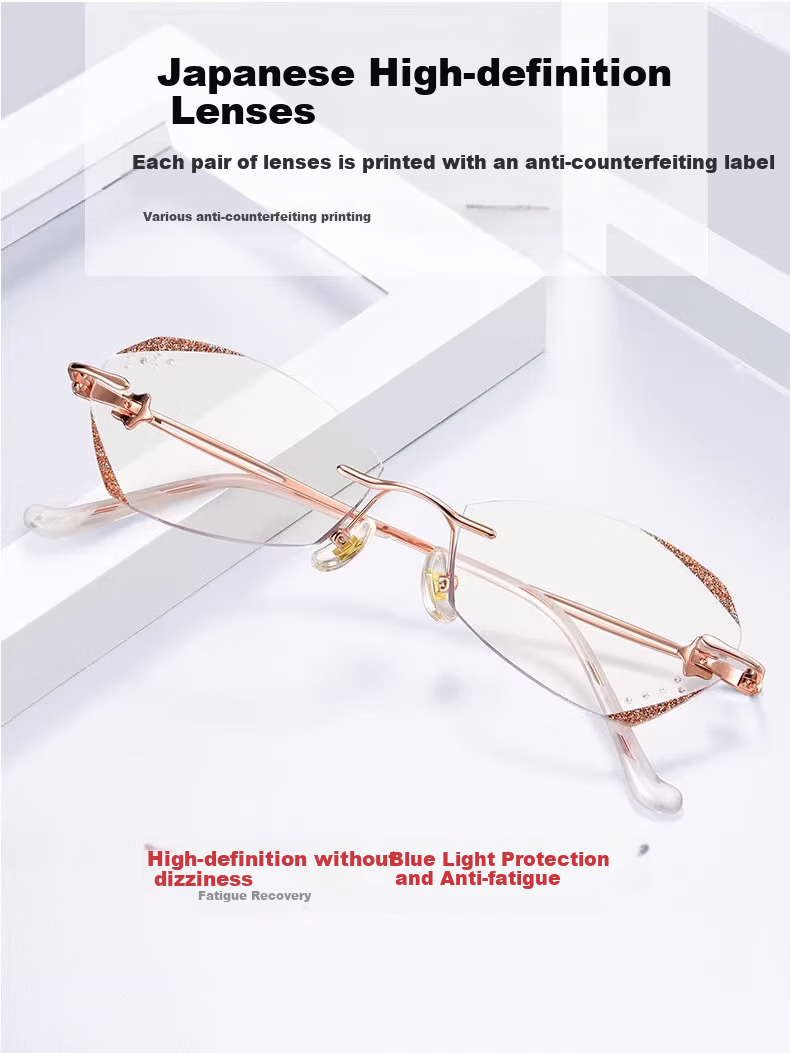 Chuangguo Japanese Imported Reading Glasses for Women, High-Definition Anti-Blue Light Genuine Premium First-Line Brand High-Definition Sold by JD Name Brand 4