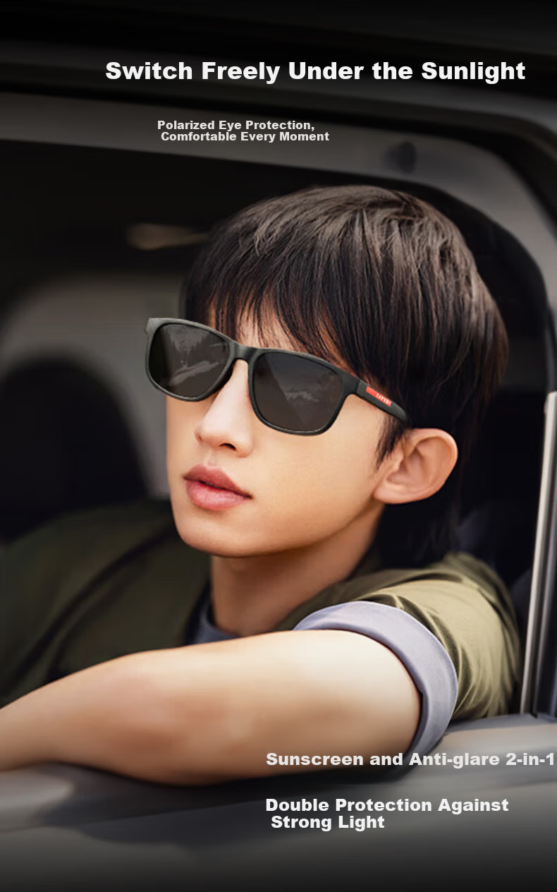 CAPONI Polarized Sunglasses for Men And Women, Driving Sunglasses, Hiking Running Sports Glasses, Protective Goggles, UV Protection, Sun Protectio 5