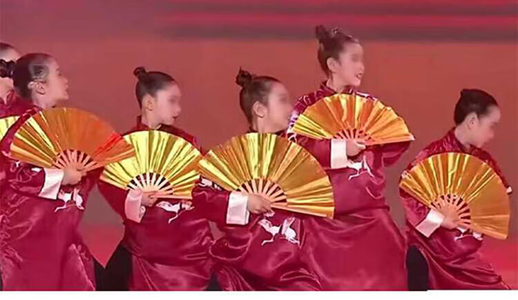Extreme Space Folding Fan Kung Fu Fan Martial Arts Performance Dance Fan Birthday Gift Chinese Style One Foot Double-Sided Tai Chi Fan 9