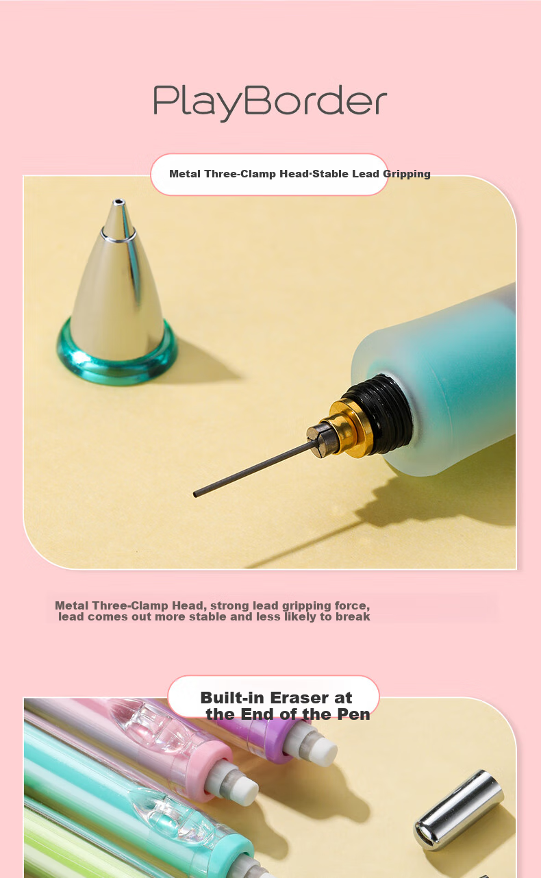 PILOT Grip-Shaping Mechanical Pencil for Elementary School Students, 0.5mm Lead, Children's Stationery Sketching Pen, Limited Edition Starry Sky Pink HDGCL5 Lead 0R-PBP Original Import 6