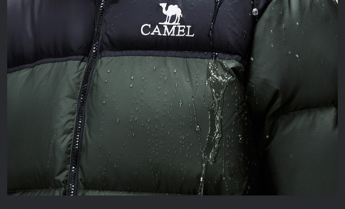 CAMEL Huoyanshan 2.0 down Jacket for Men, Winter New Style, Thickened Warm Puffer Coat, Short Outerwear M13CR07066E 8