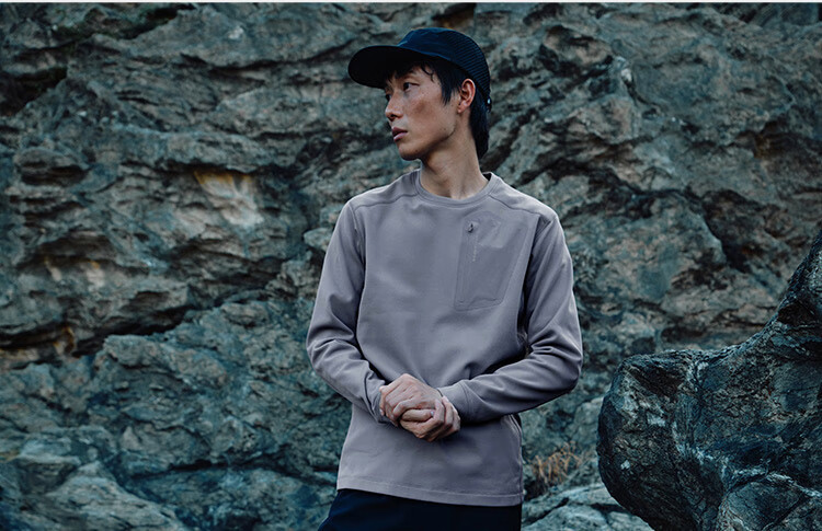 JD Original Winter Fleece Quick-Dry Shirt for Men, Sports Hiking Mountaineering Long-Sleeve Top Thermal Underwear, Space Gray L 4