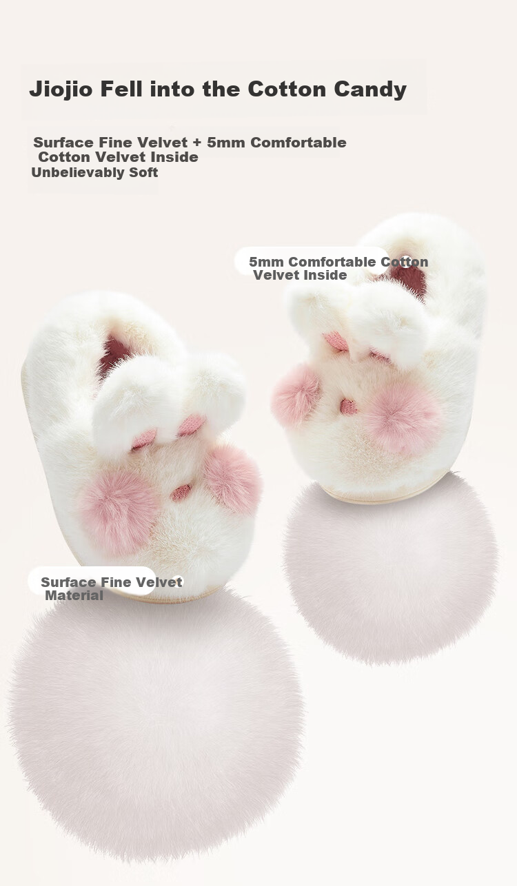 BALABALA Children's Cotton Slippers for Boys And Girls, Baby Home Shoes with Heel Covers, Autumn And Winter Cotton Shoes, Animal Design, 208425141227 4