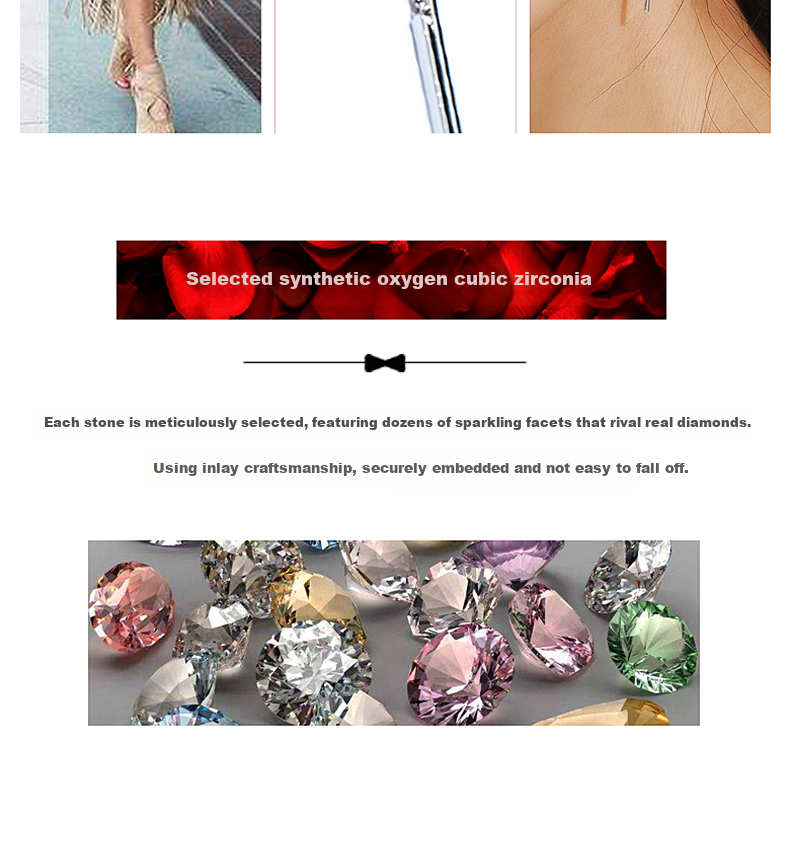 Dairuo No-Earring Ear Clips for Women, Long Tassel Design, Face-Slimming Effect, Practical Ear Studs, Versatile Daily Wear Jewelry, Gift Idea 6