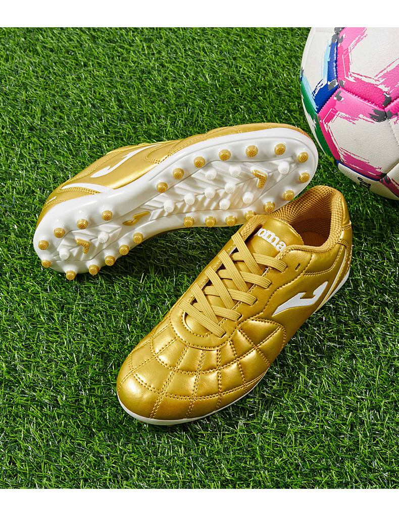 JOMA Kids Soccer Shoes MG Short Studs 2025 New Professional Football Match Training Shoes Light Blue/Dark Blue Size 39 3