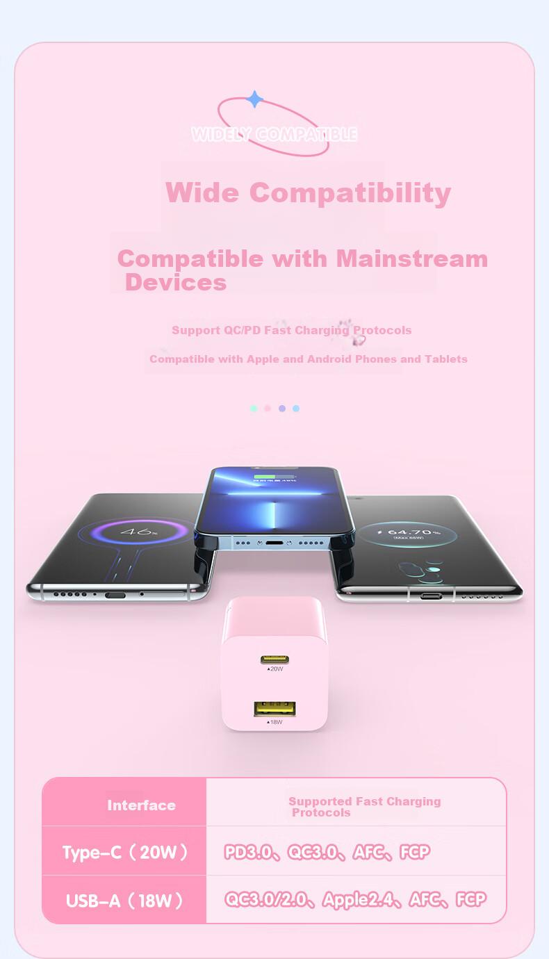 Pisen 3C Apple Charger, PD30W Charging Head, Type-C Multi-Port Fast Charging Plug, Suitable for IPhone 18 Pro/17/16/15/14/13, Huawei, Xiaomi Phones, IPad 5