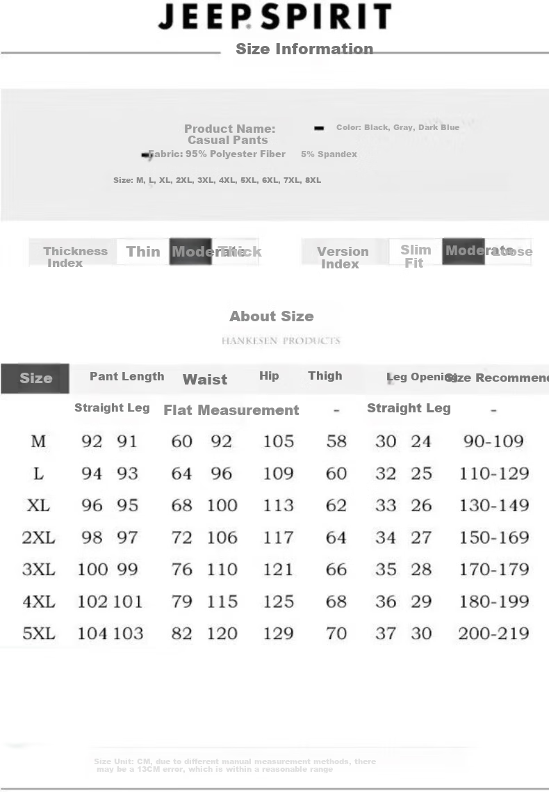 JEEP SPIRIT Men's Sports Pants, Summer Cool Trousers, Comfortable Versatile Breathable Casual Pants, Long Pants for Men, Blue (Tapered Leg), Size M 4