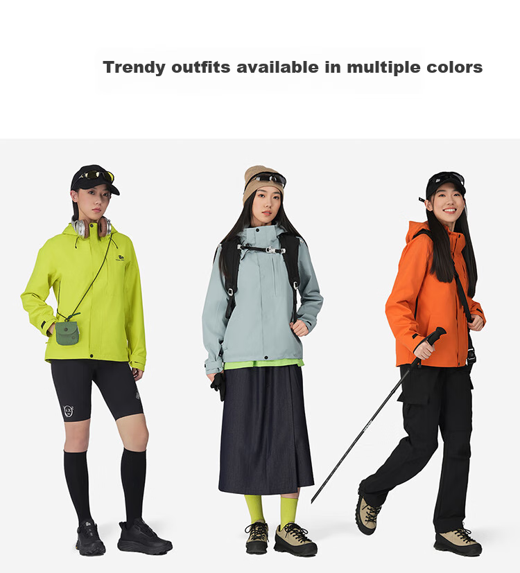 SCALER [Lingfeng] Men's Spring And Summer New Outdoor Breathable Wear-Resistant Mountaineering Hiking Jacket for Women S593 20