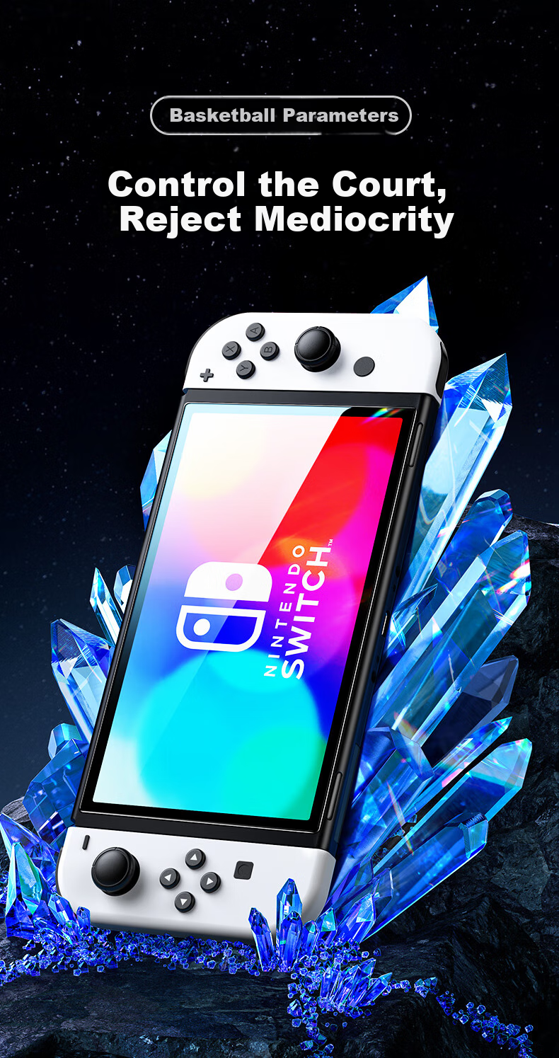 UGREEN Switch OLED Tempered Glass Screen Protector 2021 Nintendo Game Console AR Anti-Reflective HD Full Screen Protection Anti-Fingerprint Scratch-Resistant Shockproof Ns Accessory Console Film 1
