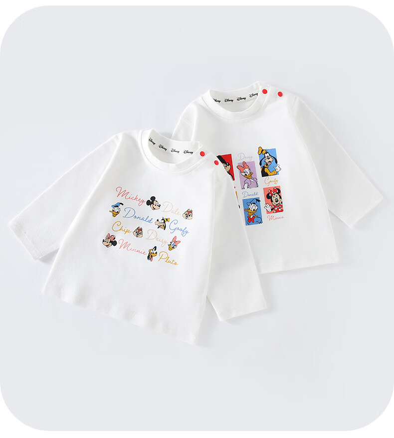 Disney Kids Cotton Pajamas Unisex Toddler Autumn Top Baby Clothes Homewear Spring and Autumn 73 5