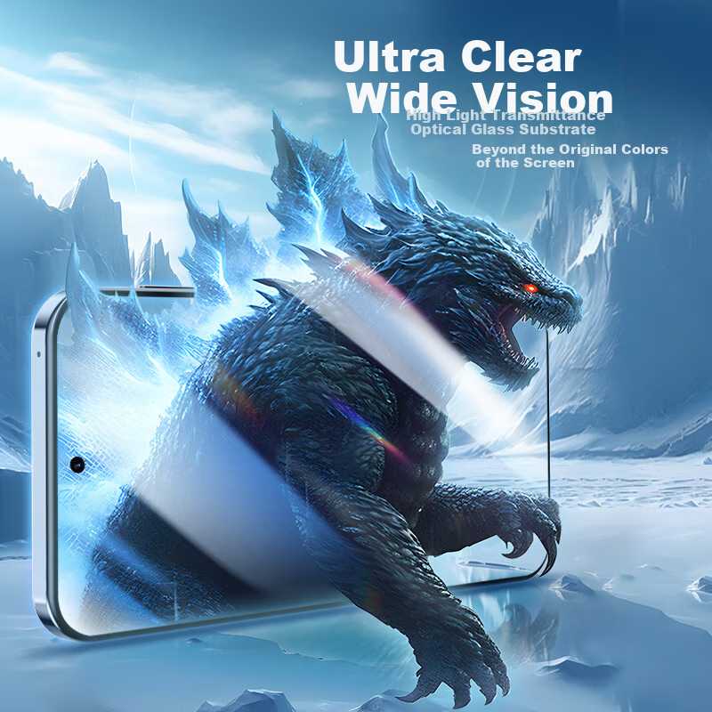 Защитная пленка LLUNC для Honor 400/400Pro, 2 шт., противоударное закаленное стекло, антибликовое, анти-отпечатки, ультратонкое