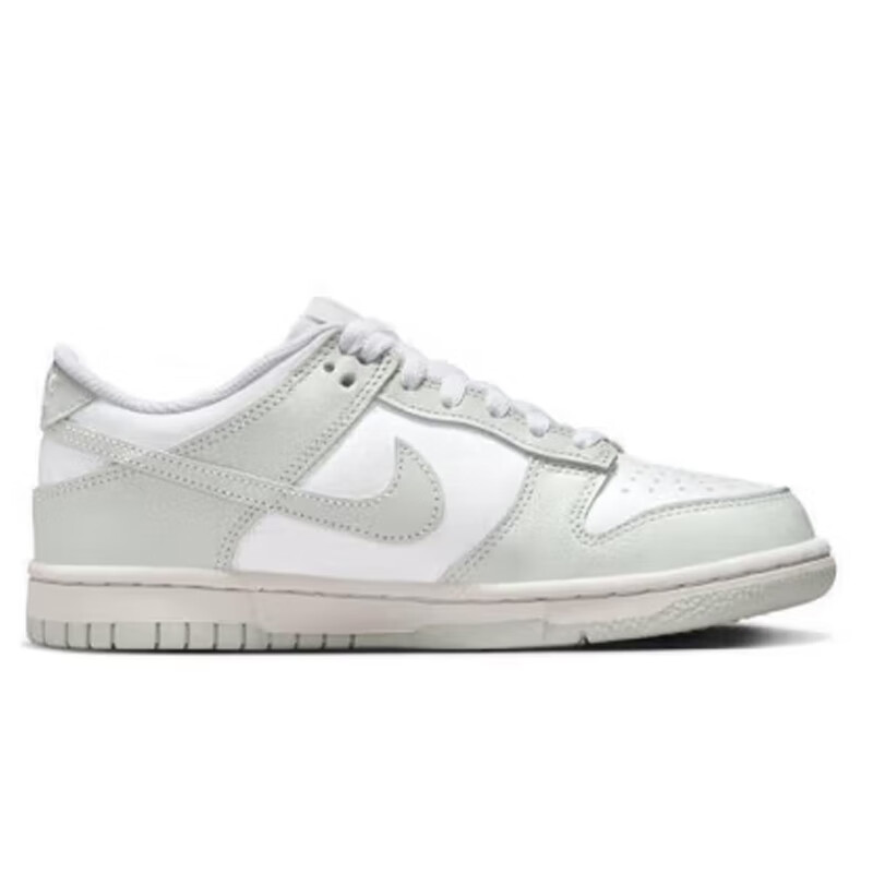 NIKE Women's Casual Sneakers, DUNK Versatile Children's Sports Shoes, FB9109-124 White And Gray, Size 36 2