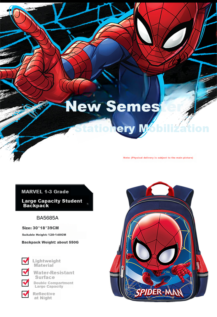 Disney Stationery Set, Marvel Drawing Stationery Gift Box, Elementary School Student Learning Supplies, Large Gift Pack for Graduation And Birthday Gifts, Boys' Toys, Kindergarten Graduation Present 6