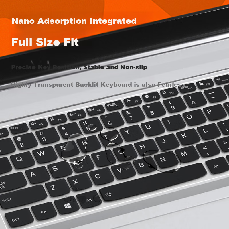 Jiasu Compatible with Lenovo ThinkBook14+/14p 2023 Black Keyboard Cover, 14-Inch Laptop Keyboard Protective Film, Black Dust-Proof Cover