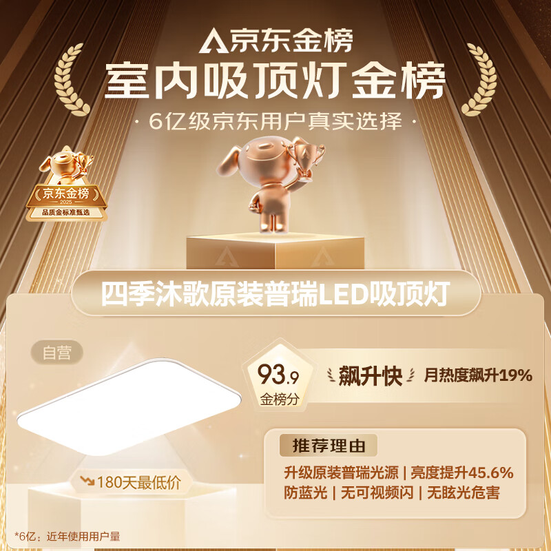 MICOE Full Spectrum Eye Protection Ceiling Light Living Room Lamp Minimalist Bedroom Dining Room LED Lighting Zhongshan [All-Inclusive Price]