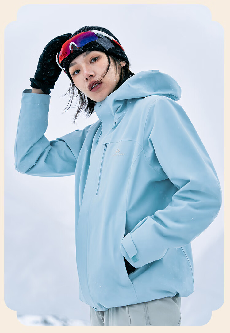 Pioneer Camp Qingniao Goose Down 3-in-1 Men's Winter Outdoor Windproof Waterproof Thickened Jacket Coat 22