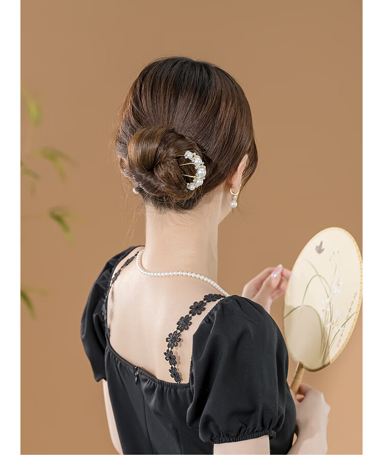 CHIMERA Long Tooth Hair Comb Four-Prong Hairpin Ancient Style Hairpin Hair Clip Women's Hair Ornament Birthday Gift 5