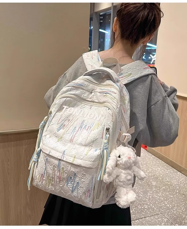 TonLion Backpack for Middle School Girls, New Style for 2025, High School And Elementary School Students, Large Capacity, Lightweight Travel Backpack, Stylish Backpack 7