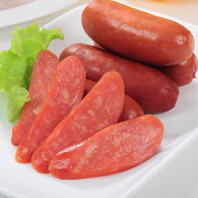 喜旺蒜香脆皮冷切肠160g*4即食香肠泡面搭档休闲零食火腿肠山东特产