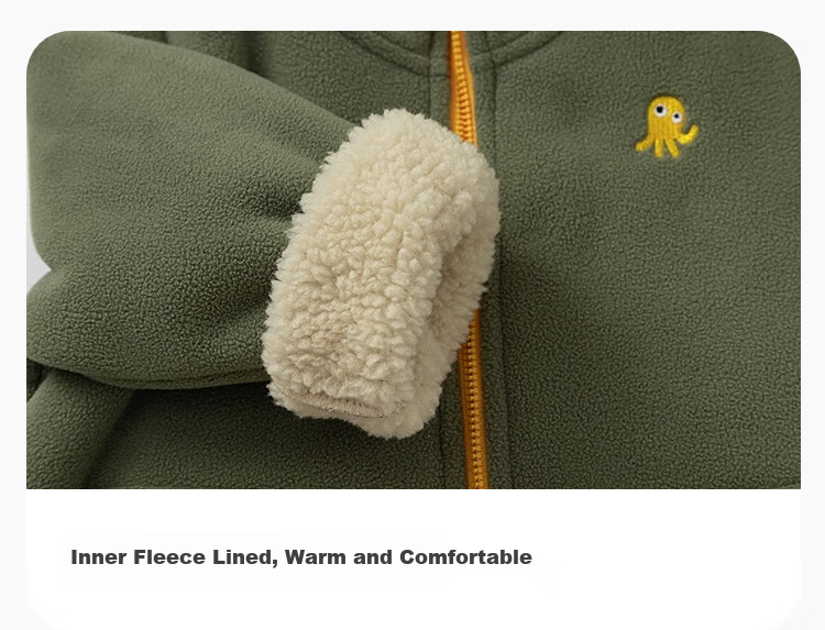 BALABALA Children's Clothing, Girls' And Boys' Outerwear, New Autumn And Winter 2025 Collection, Fleece Anti-Static Warm Jacket, 209425105202 11