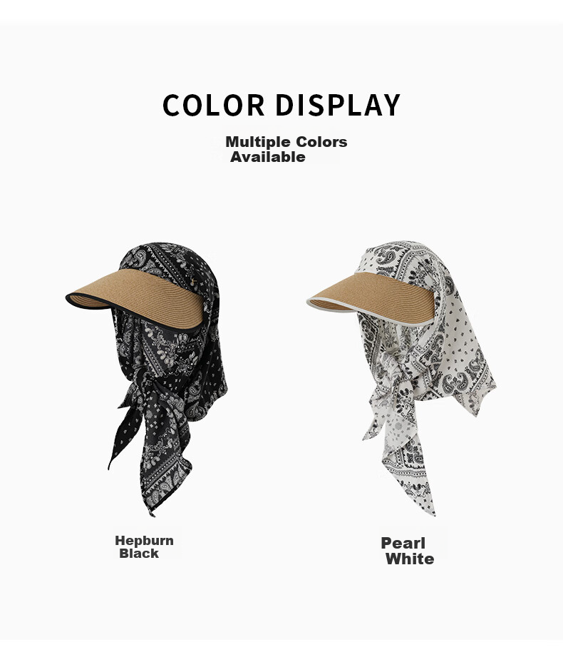 Kenmont Spring And Summer Loose Wide Brim Straw Hat for Women, Foldable Sun Hat with Face Protection, All-Around Sunshade Hat 6241 1