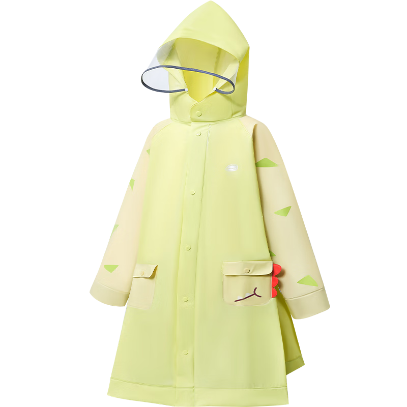 Kocotree KK Tree Kids Raincoat Baby Boys Girls Elementary School Children Split Cape Rain Poncho Kindergarten Rain Gear