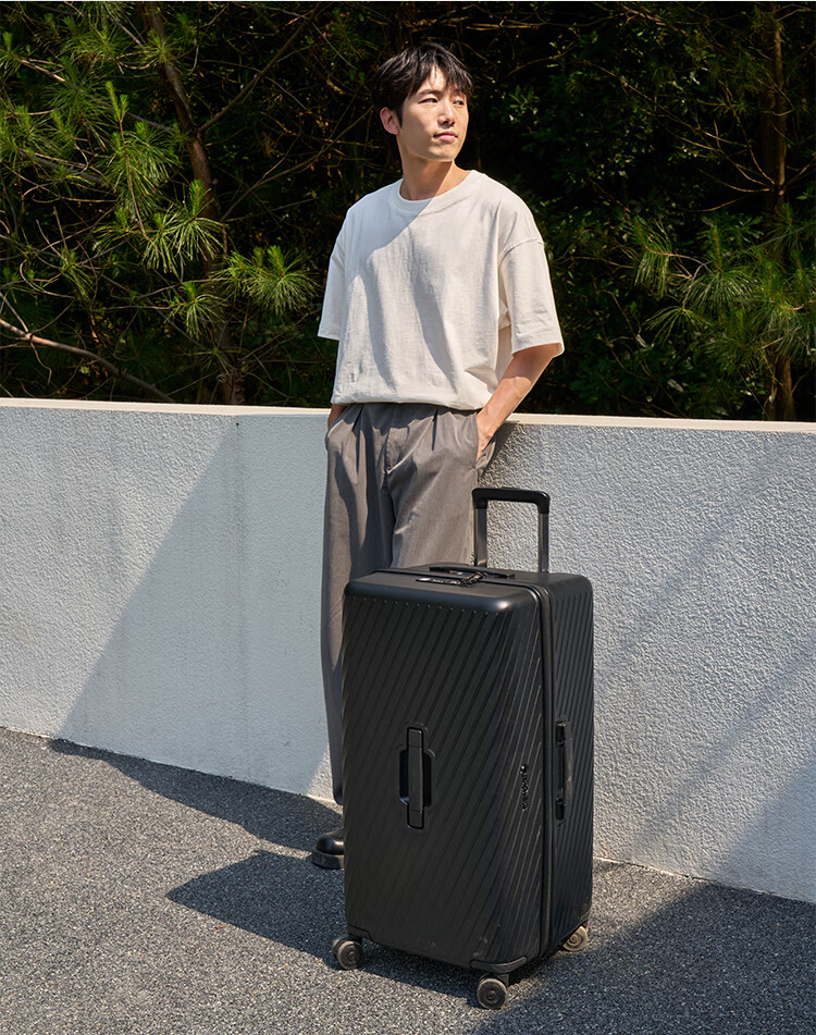Diplomat Large Capacity Trolley Luggage Travel Suitcase Password Lock TC-2619 Moonlight Silver 26 Inch 9