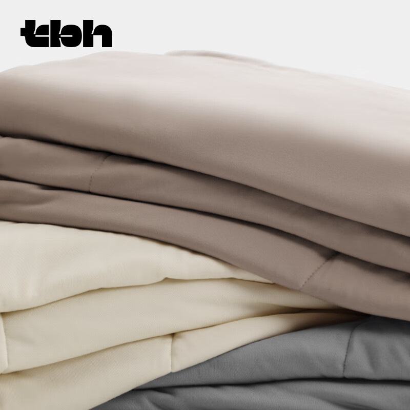 Tbh Xiangmeng ™ Summer Cooling Quilt, Washable Air Conditioning Blanket, Single/double Cooling Comforter for Summer, Tea Ridge Brown, 220x240cm