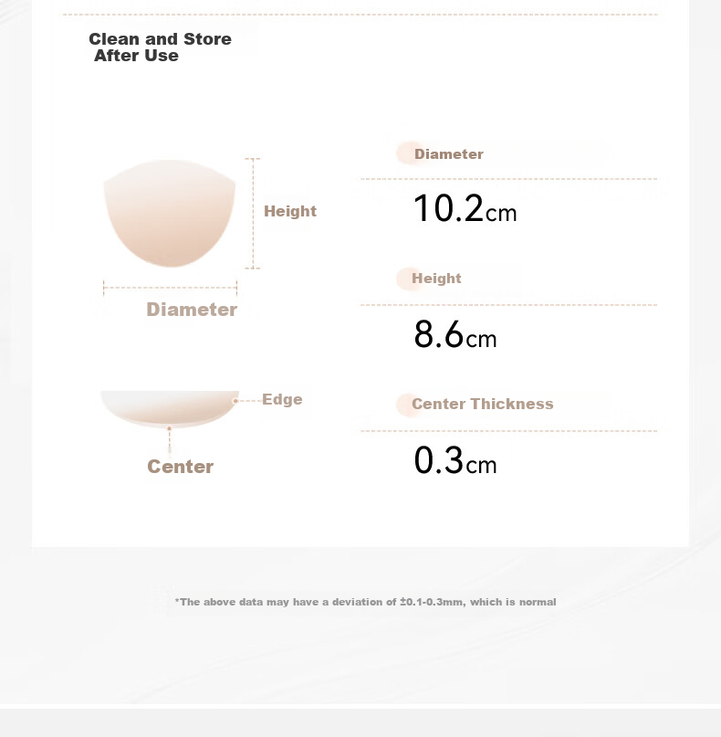 Vcn [Half-Round Adhesive Patch] N03, Natural Skin Tone, Thin Wedding Dress, Invisible, Prevents Nipple Show-Through, Anti-Exposure, for Summer 15