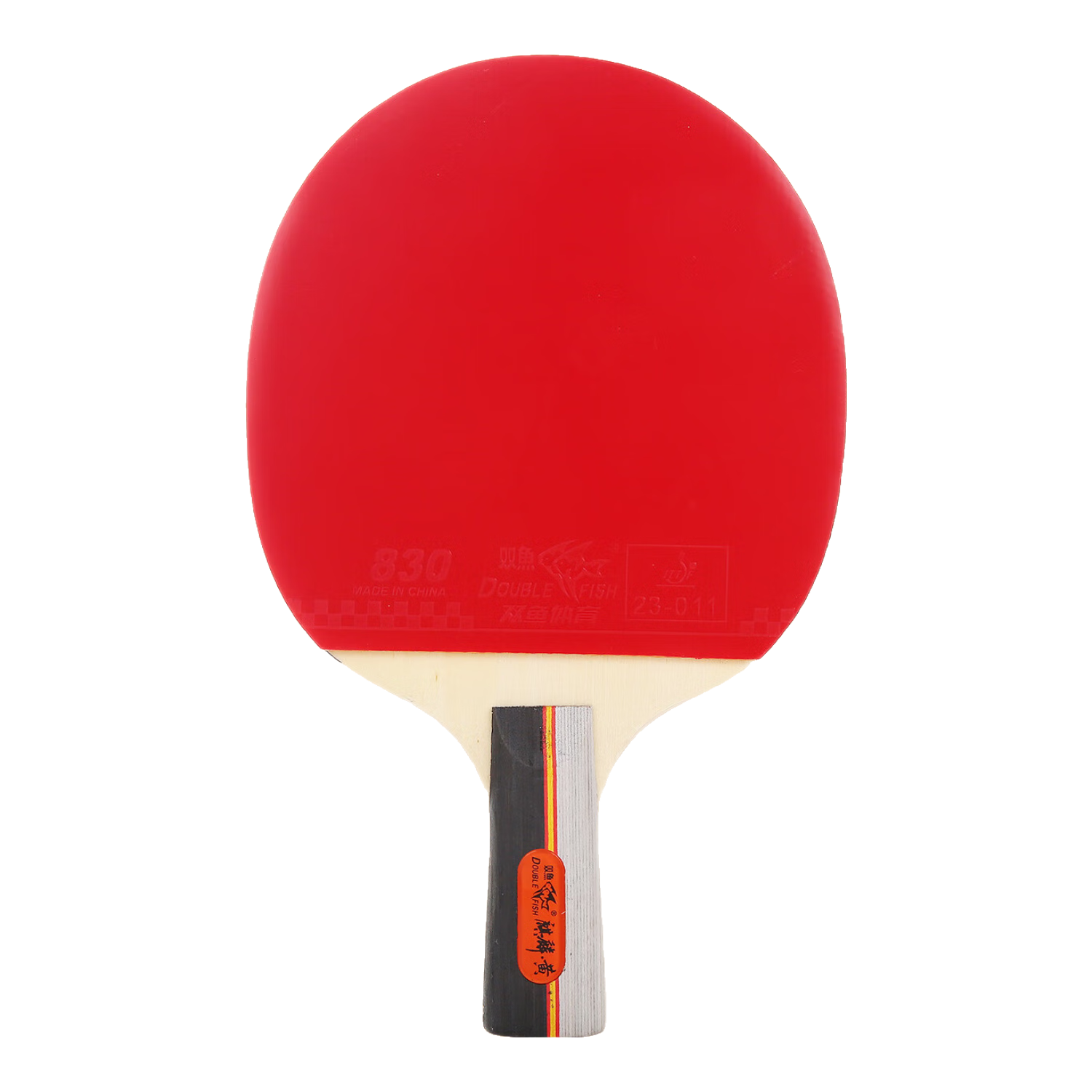 DOUBLE FISH Table Tennis Racket Qilin 3-Star High-End Competition Racket Short Handle Penhold All-Around Offensive Qilin Yellow - Single Penhold Racket