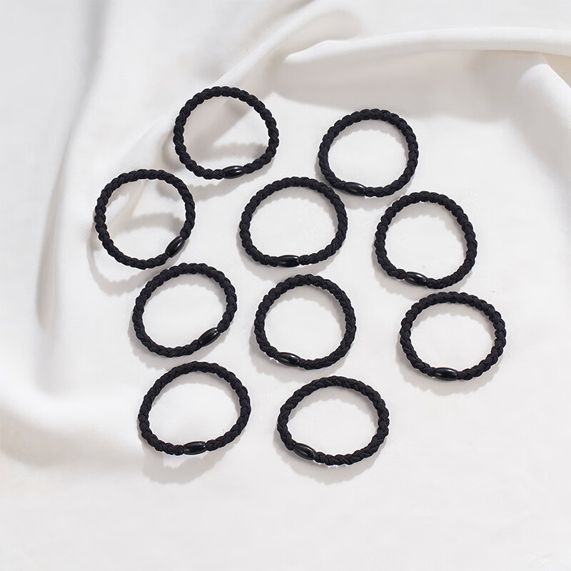 CHIMERA 10 Pieces High-Elasticity Non-Binding Durable Hair Ties Practical Hair Bands Bun Holders Elastic Hair Bands Hair Accessories