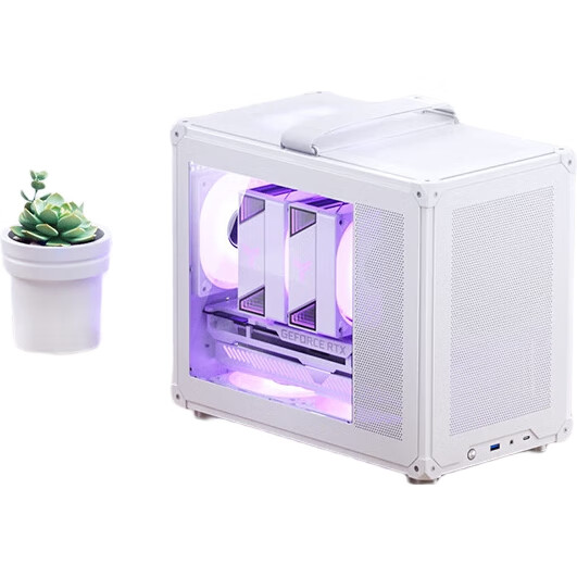 Корпус JONSBO C6 MAX White MATX, Mini-ITX, черный
