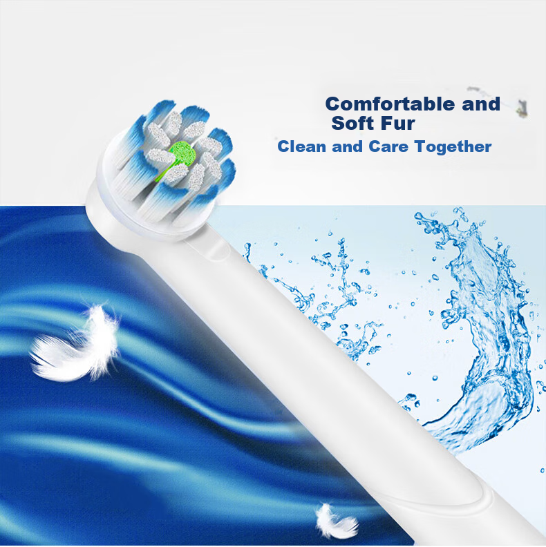 Dong Nai Lun Compatible with Braun Oral-B Electric Toothbrush Heads D12D16D100P2000P4000, 3709 Soft Gum Care 7