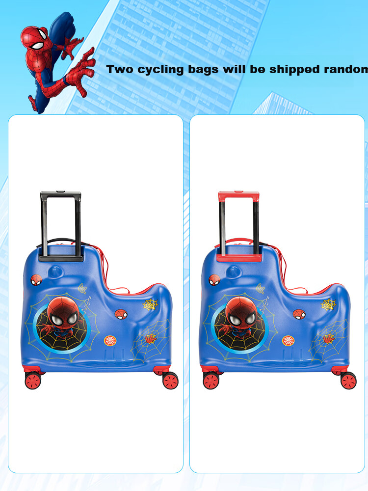 Mesuca X Disney Luggage, Student Bike And Seat, 24-Inch Large Capacity Check-In Suitcase, Travel Case, Cycling Box, for Boys 14