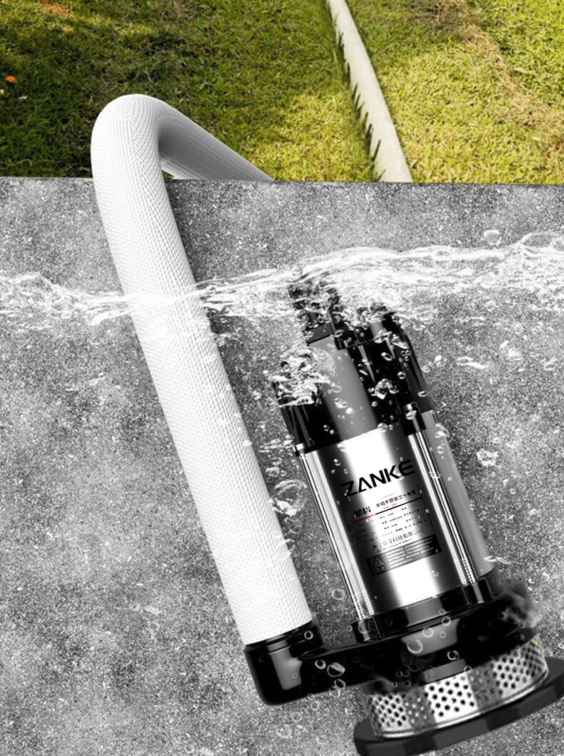 Zanke Submersible Pump Household Well Water 220V Stainless Steel 1 Inch 370W Clean Water Pump for Agricultural Irrigation 13