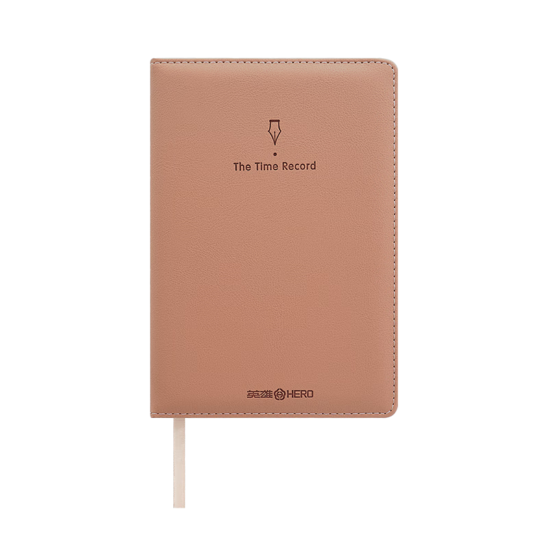 HERO A5 Business Notebook Thickened Hard Cover Soft Leather Simple High-End Gift Meeting Portable Office Stationery Lined Tearable Diary Journal Binder